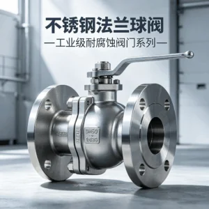 Stainless steel flanged ball valve (5)