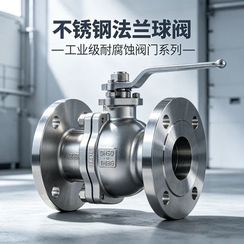 Stainless steel flanged ball valve (5)